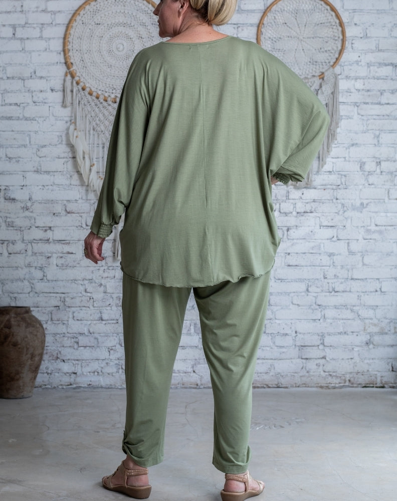 Comfort Pant in Sage Modal