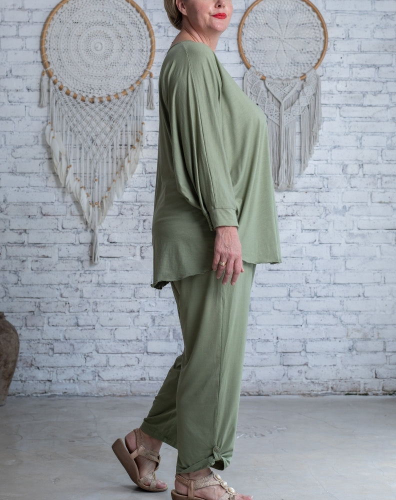 Comfort Pant in Sage Modal