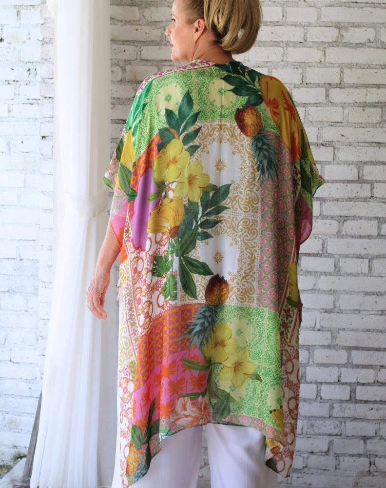 Kimono Jacket In Tropicano