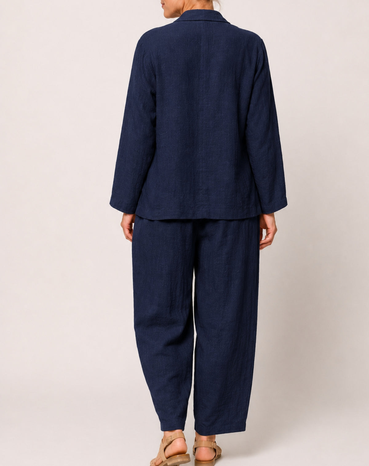 Cotton Comfort Pant In Navy