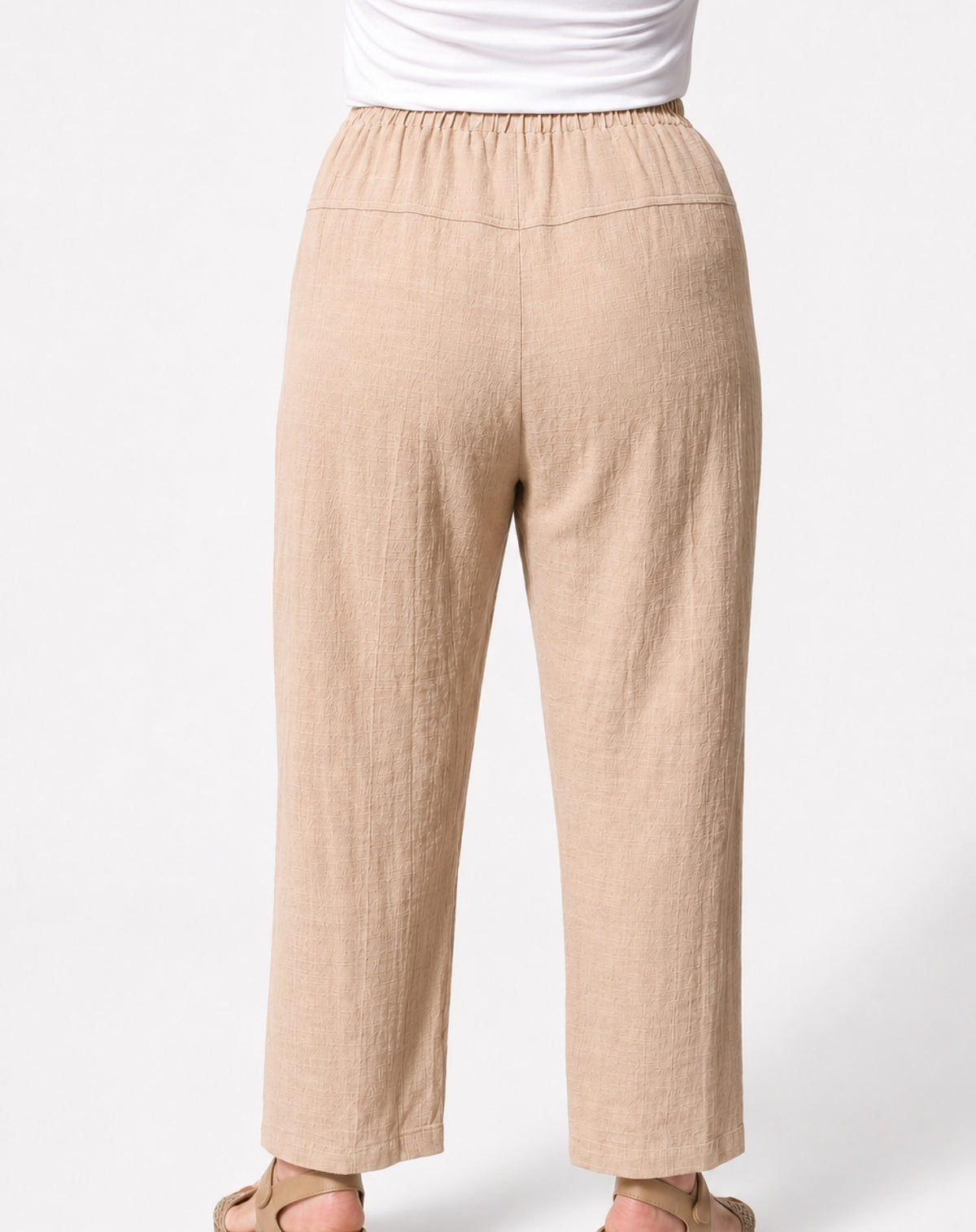 Cotton Comfort Pant In Natural