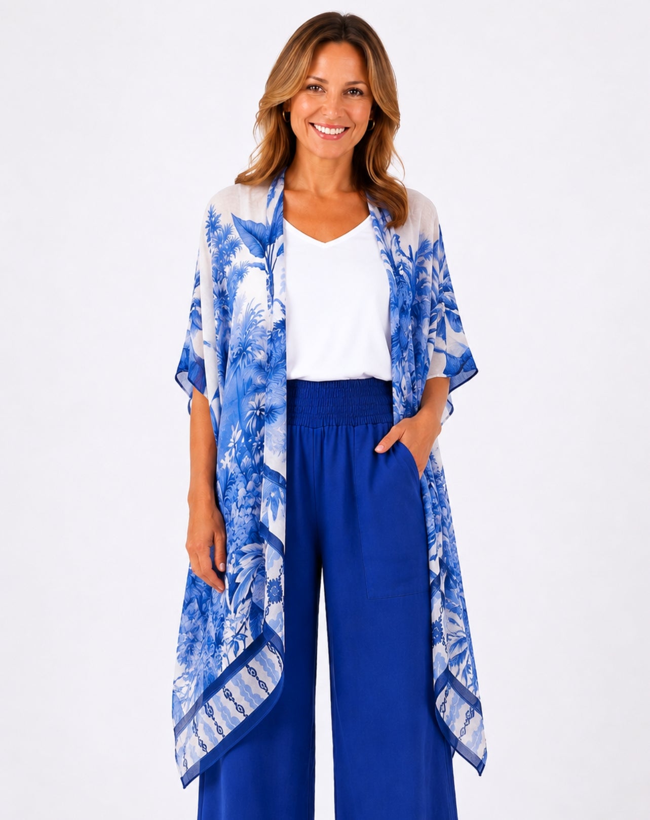 Everyday Pant in Cobalt