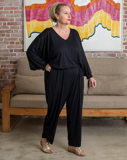Comfort Pant In Black Modal