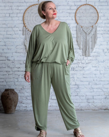 Comfort Pant in Sage Modal