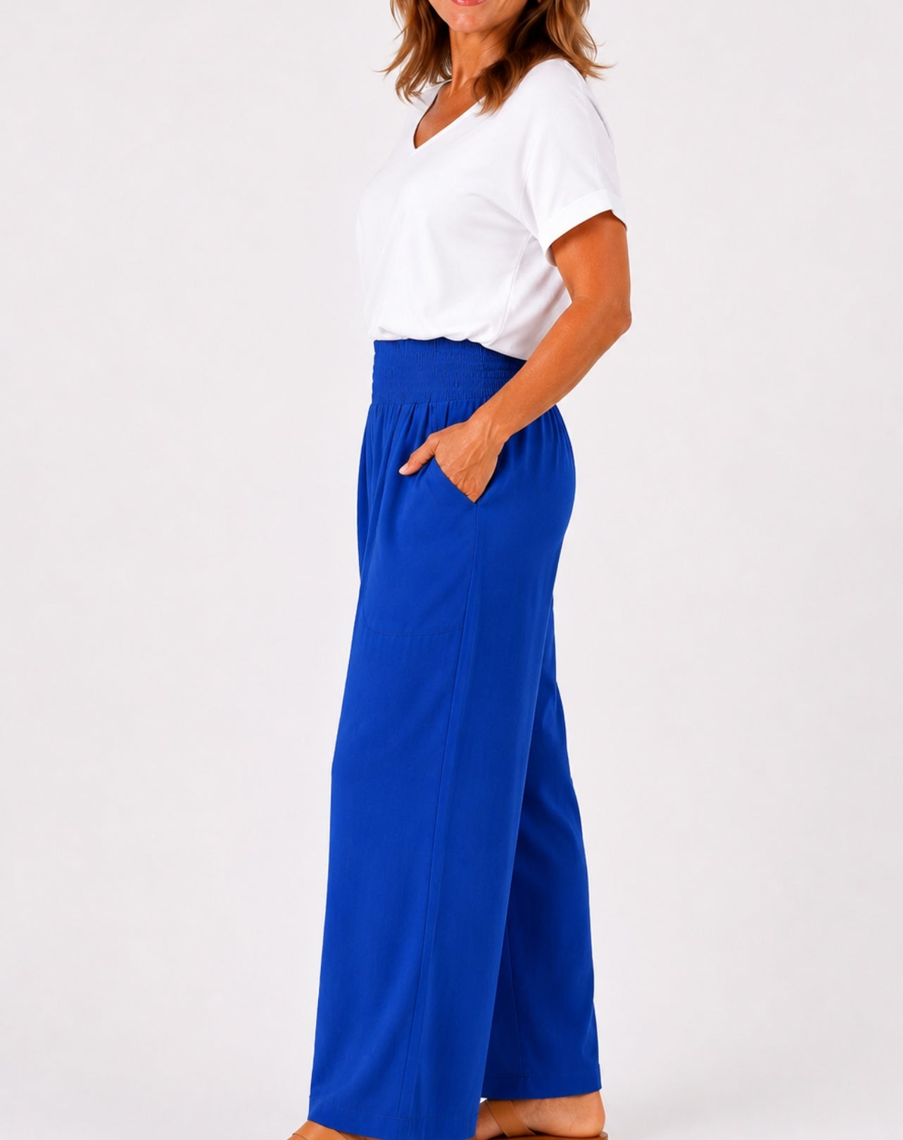 Everyday Pant in Cobalt