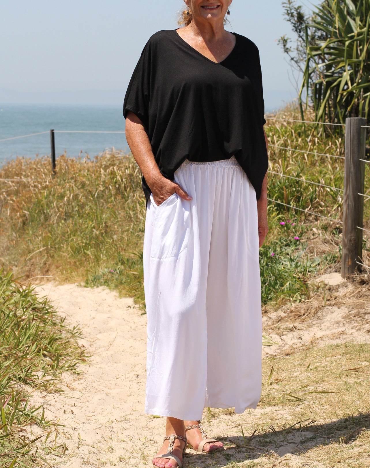 Everyday Pant in White