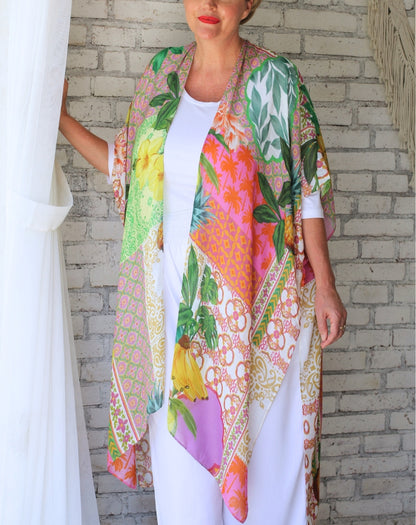 Kimono Jacket In Tropicano