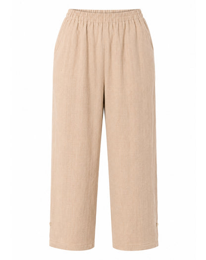 Cotton Comfort Pant In Natural